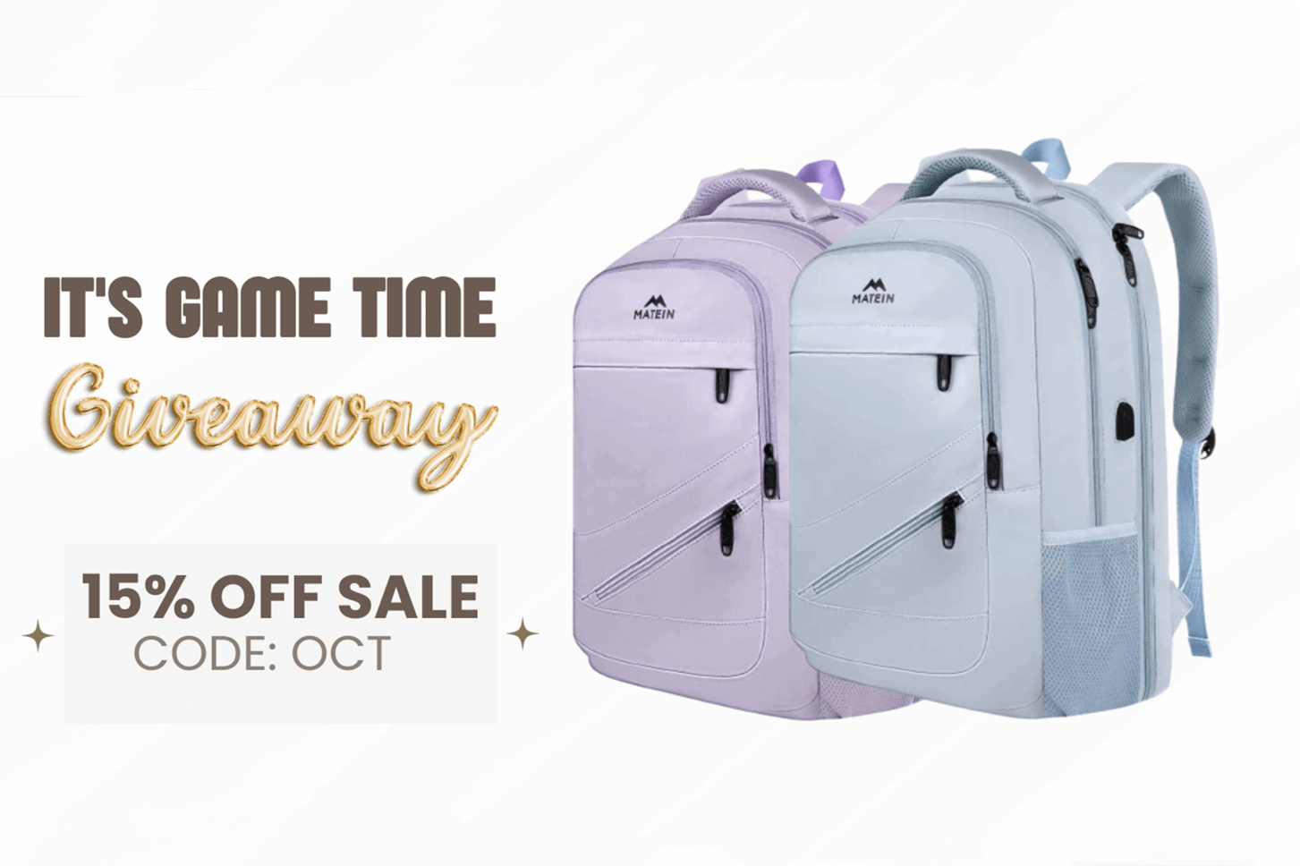 MATEIN Travel Laptop Backpack Giveaway