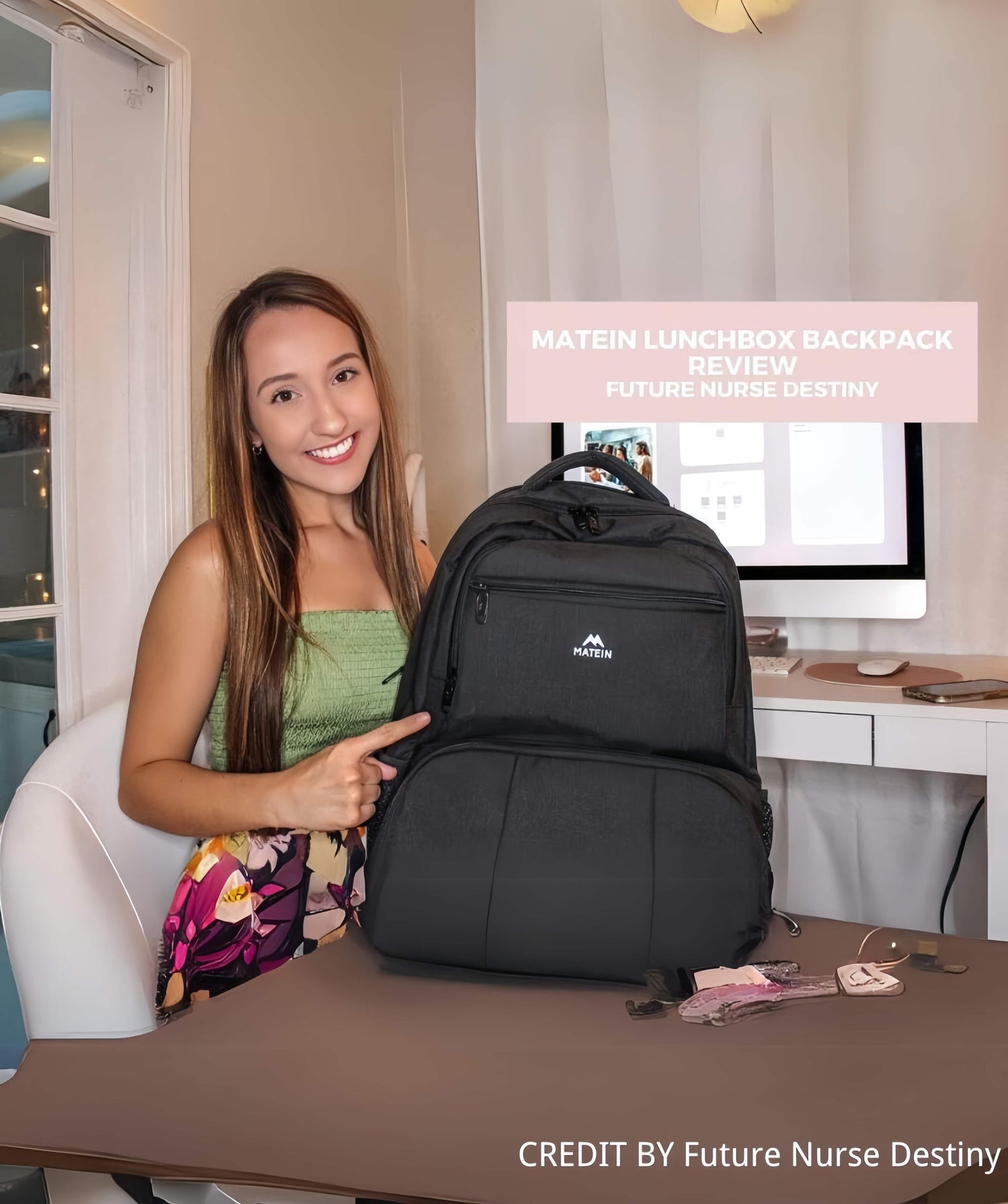 MATEIN lunch backpack