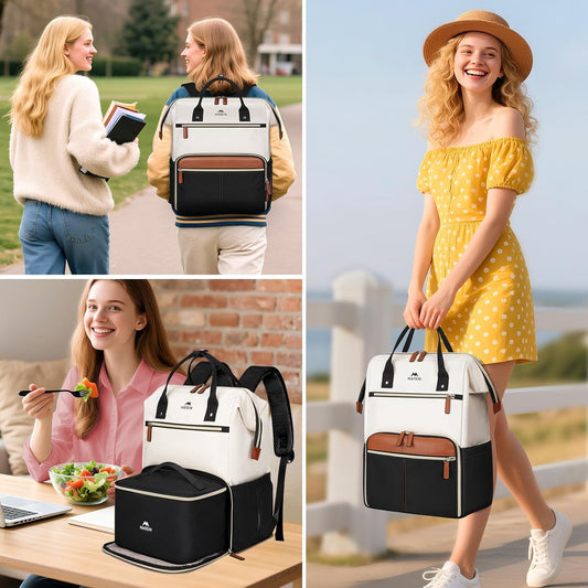 Laptop Backpack with Lunch Box (4 colors)