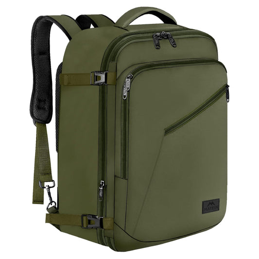 Large Carry-on Backpack, Olive Green