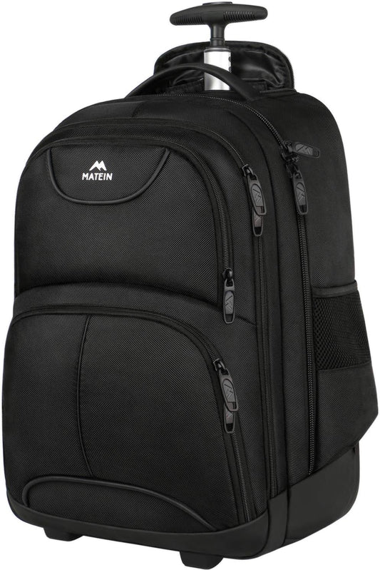 MATEIN Wheeled Backpack, 18 inch Laptop Backpack with Wheels