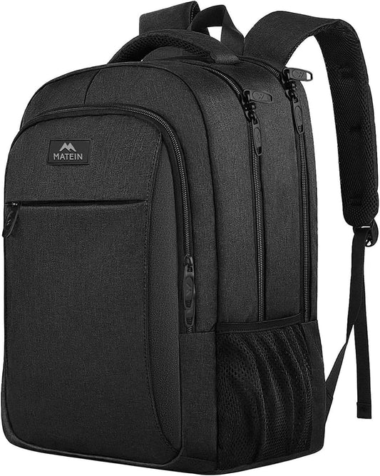 MATEIN Mochila Portatil Hombre Impermeable, Mochila Ordenador Portatil 15.6