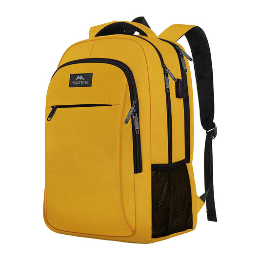 Mochila Escolar Matein Mlassic Grande Amarillo