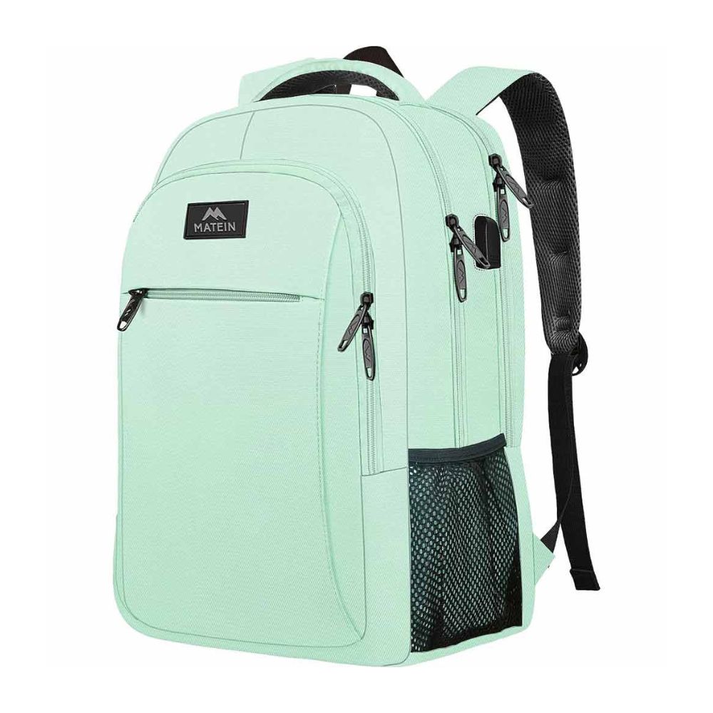 Mint Green Mlassic Travel Laptop Backpack Shop MATEIN Bags