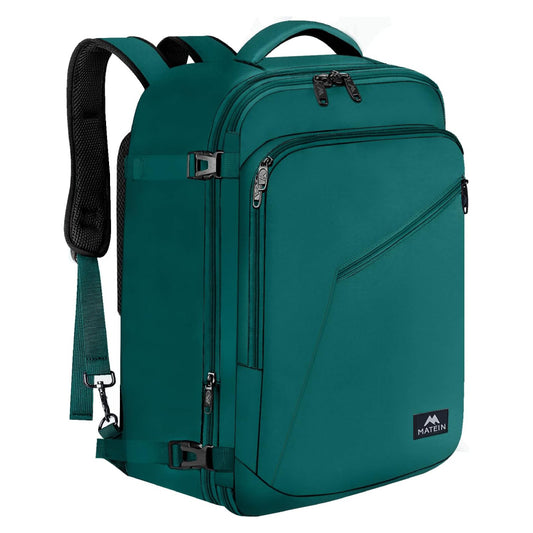 Large Carry-on Backpack, Peacock Blue