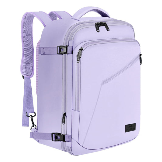 Large Carry-on Backpack, Light Purple
