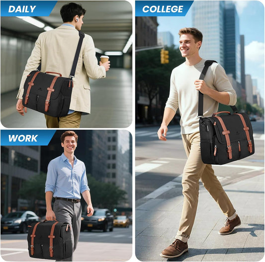 MATEIN Messenger Bag with USB Charging Port