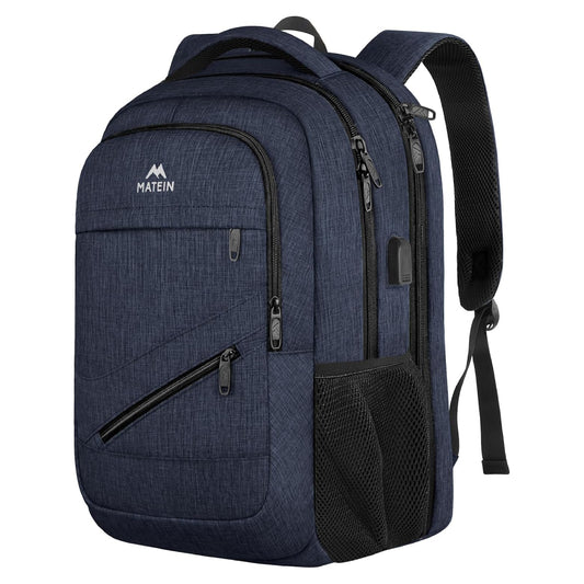 NTE Travel Laptop Backpack, Dark Blue