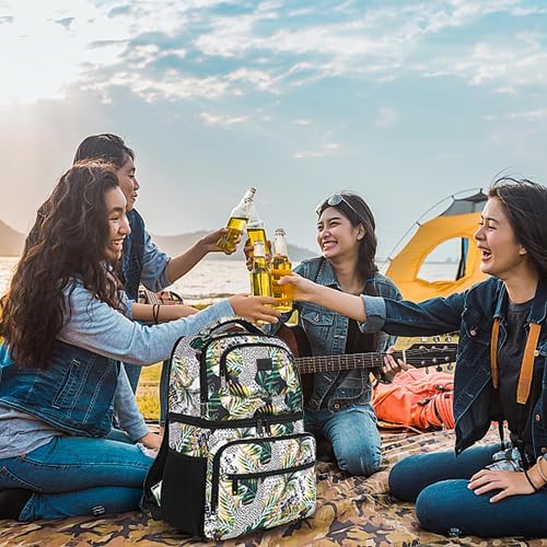 Lunch Cooler Backpack (Tropical style)