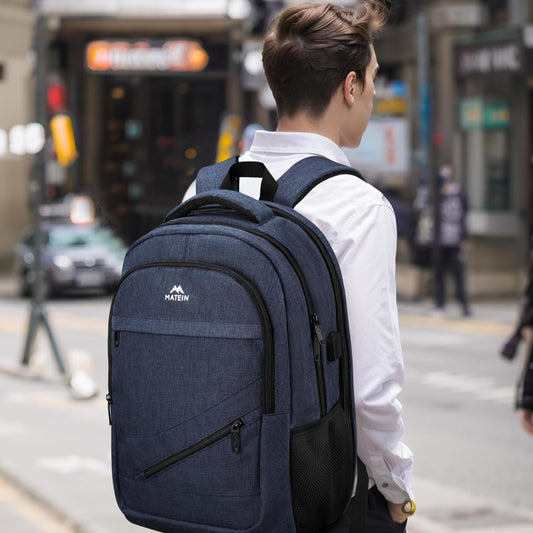 NTE Travel Laptop Backpack, Dark Blue