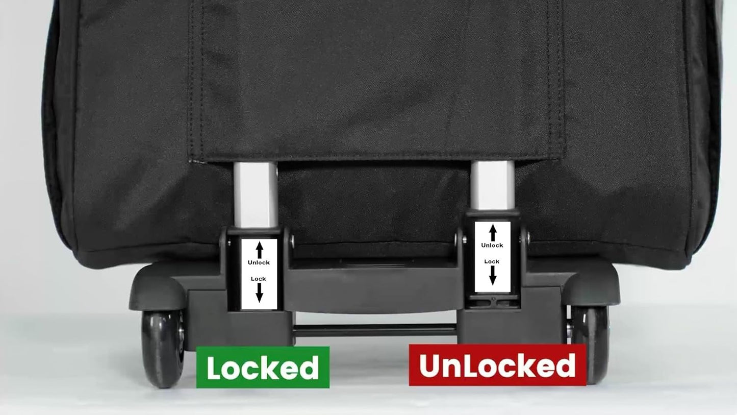 Rolling Work Bag with Lunch Box