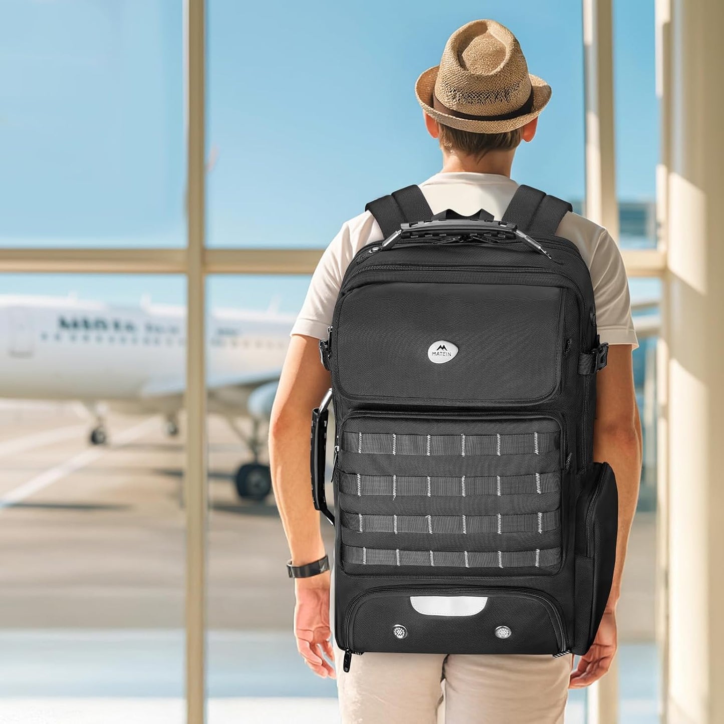 Pro Travel Backpack with 3 Packing Cubes