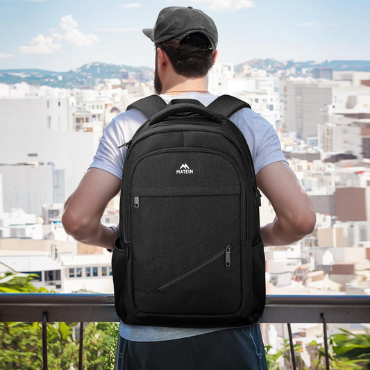 NTE Travel Laptop Backpack, Black