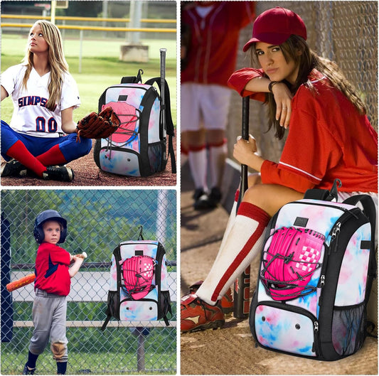 Baseball Bat Backpack, Tie Dye