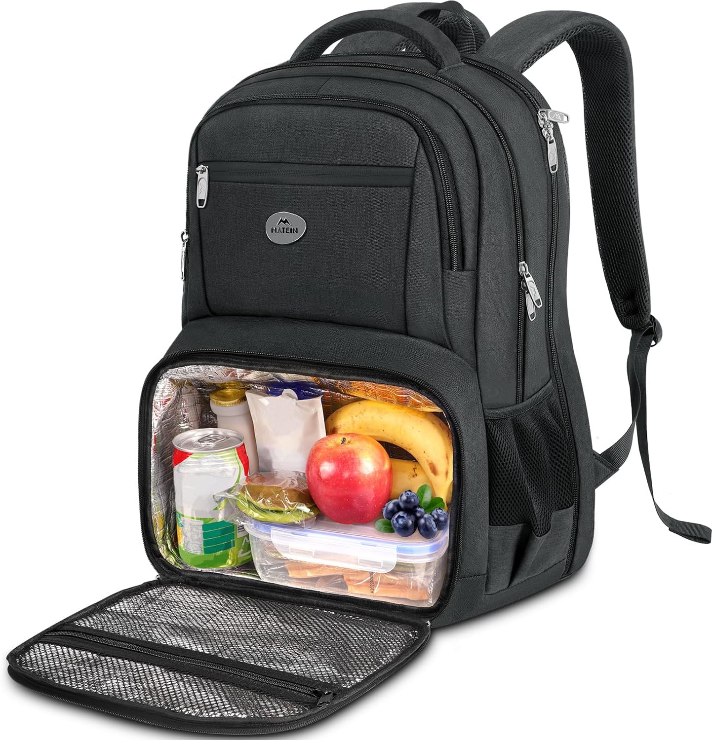 Lunch Backpack (8 colors), 18'' / Black Lunch Backpack (8 colors), 18'' / Black
