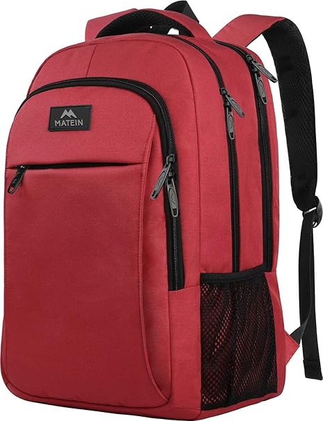 Red Mlassic Travel Laptop Backpack