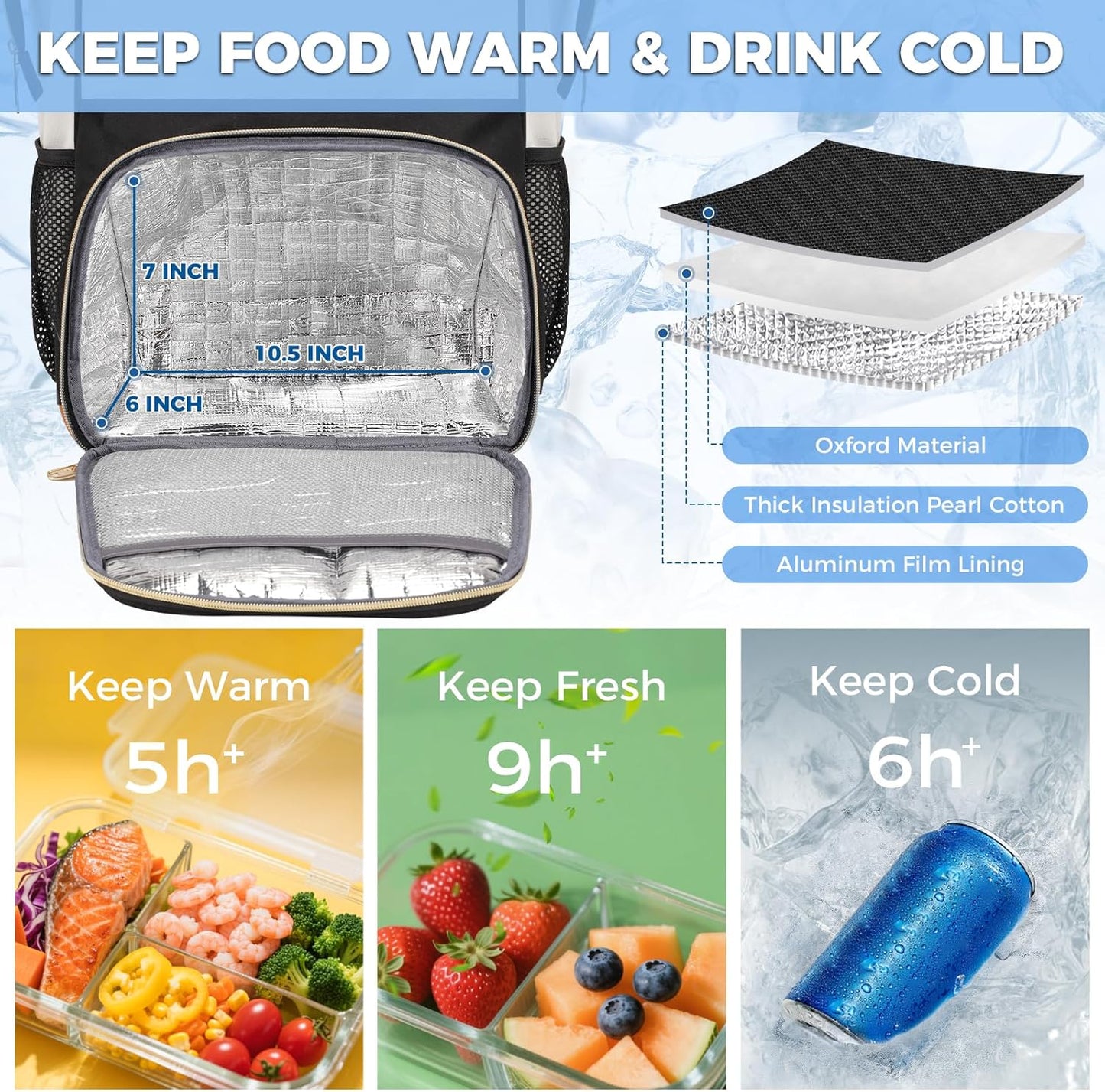 Mochila Matein Lunch para Mujer Hombre