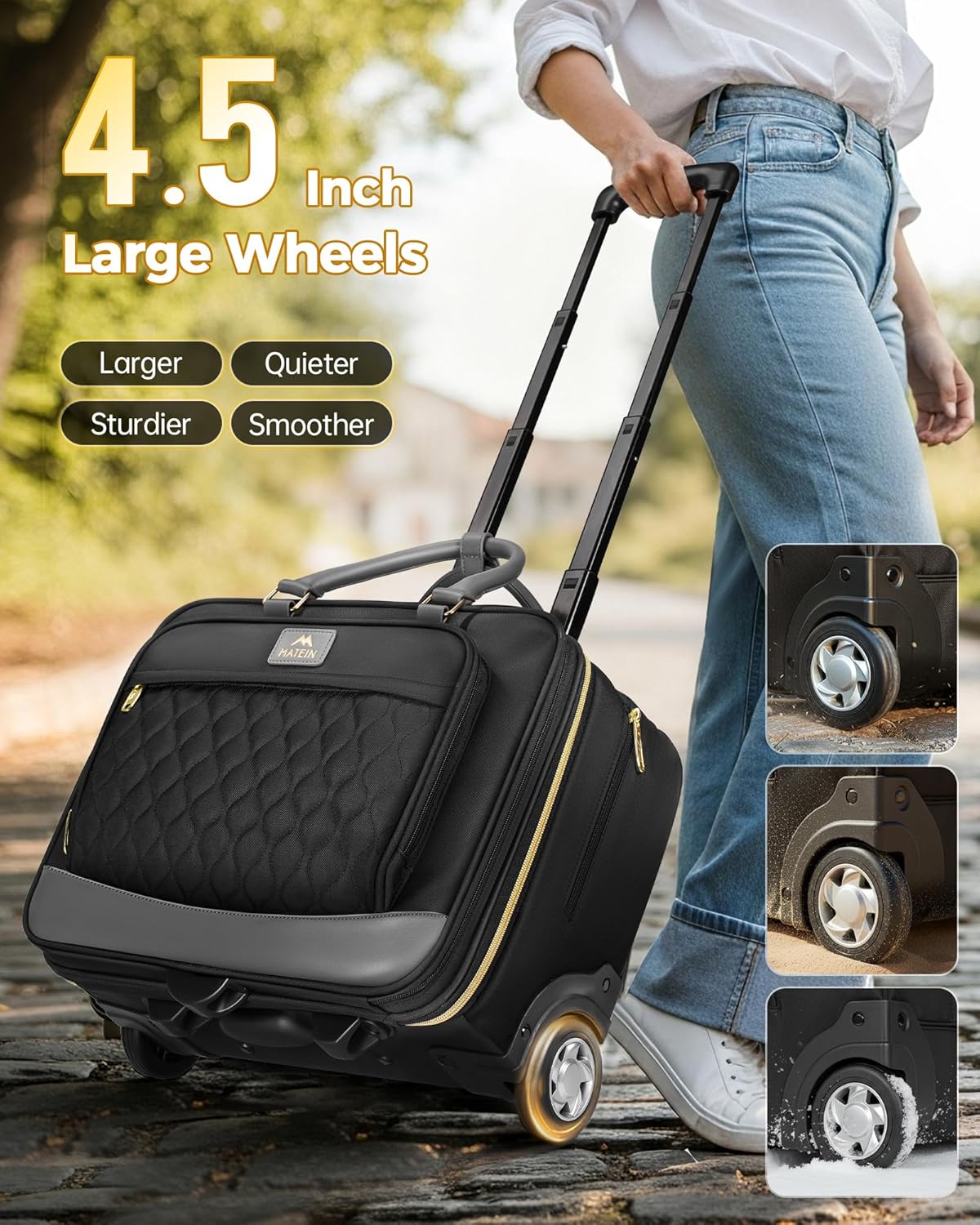 17.3'' Rolling Laptop Bag