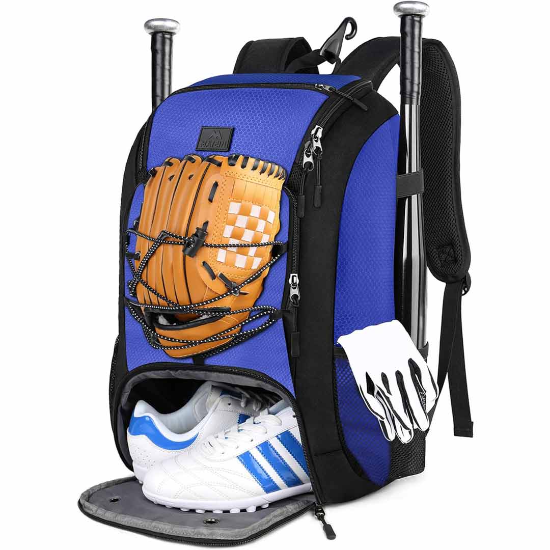 MATEIN Blue Youth Baseball Bag