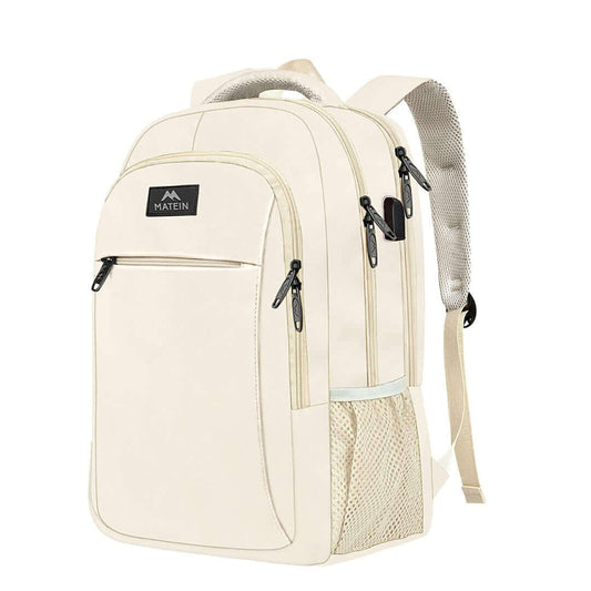 MATEIN-Mlassic-Beige-Laptop-Backpack-for-University-2