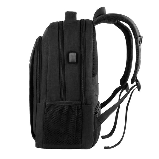 Black Mlassic Travel Laptop Backpack