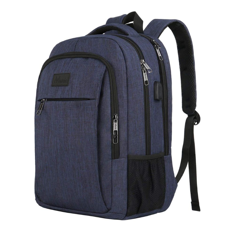 Blue Mlassic Travel Laptop Backpack | Shop MATEIN Bags