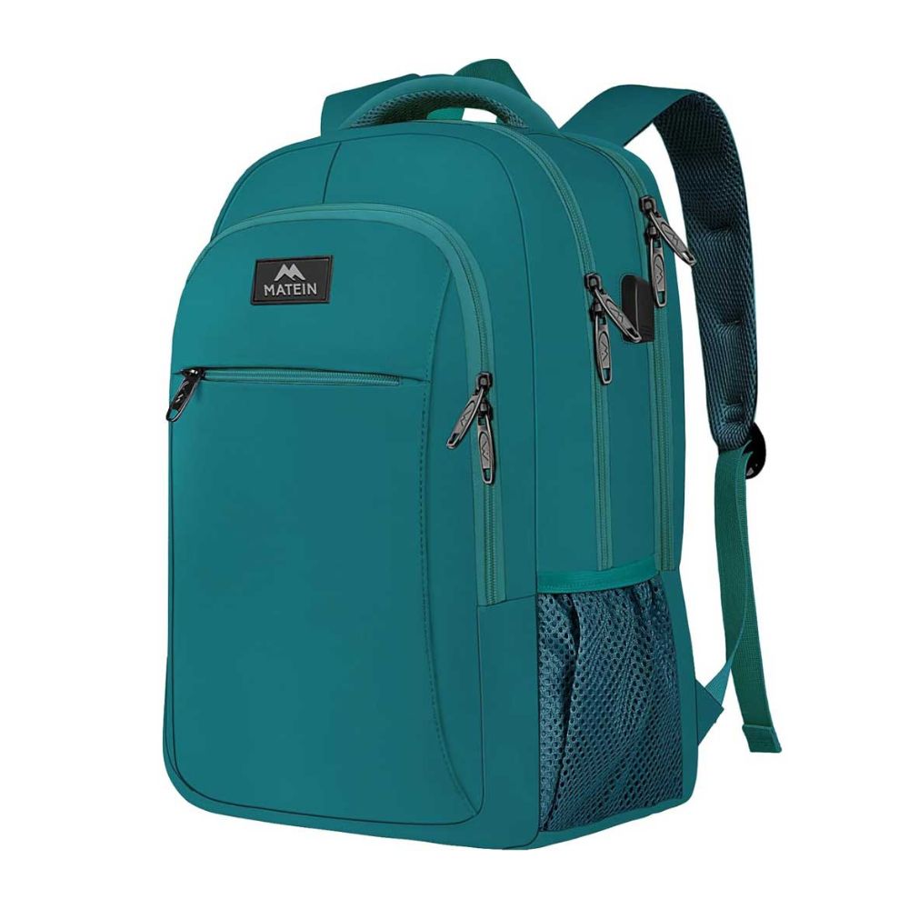 Peacock Blue Laptop Travel Backpack | Shop MATEIN Bags