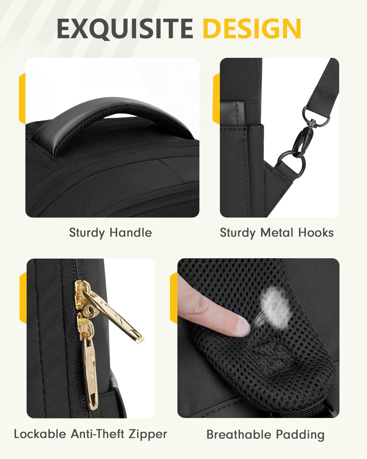 Carry On Backpack with Wheels