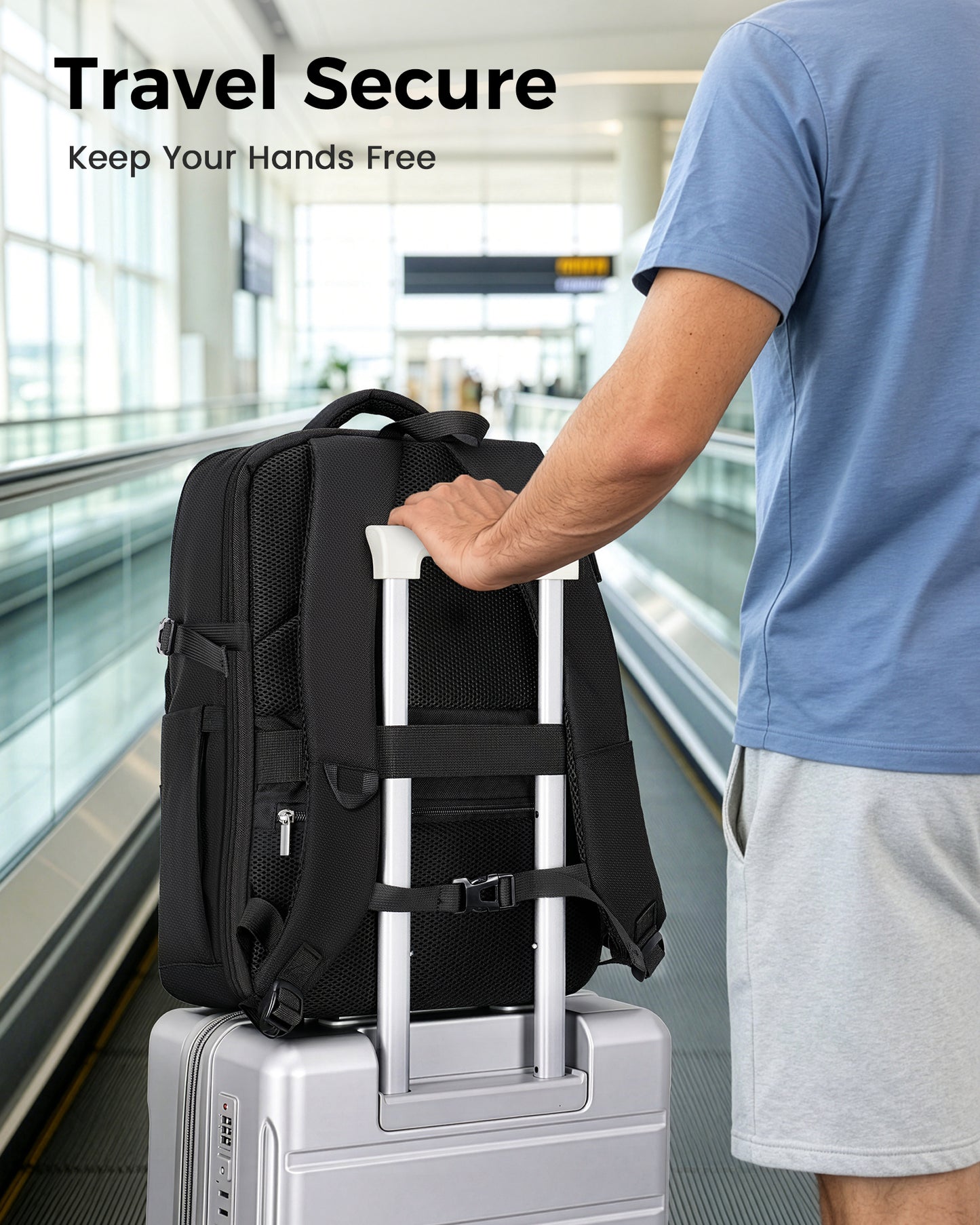 MATEIN 3-in-1 15 Inch Laptop Backpack with Tech Pouch