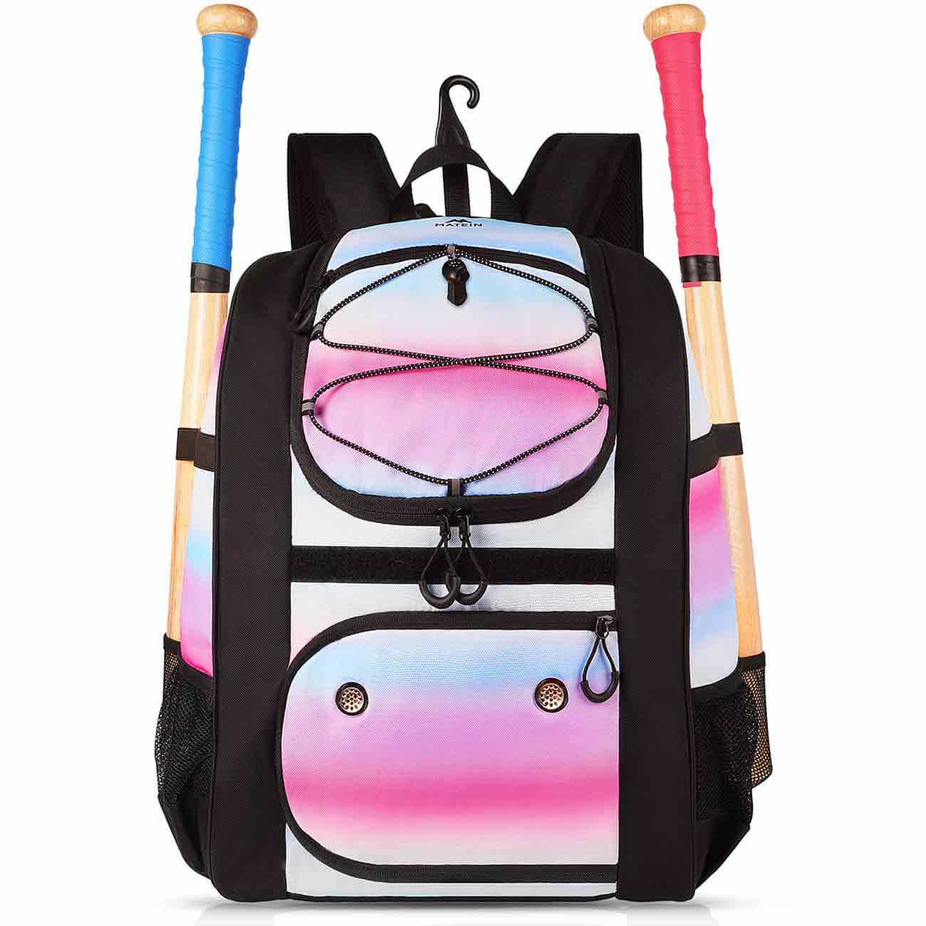 baseball mini backpack purse Matein Pink Softball Bag