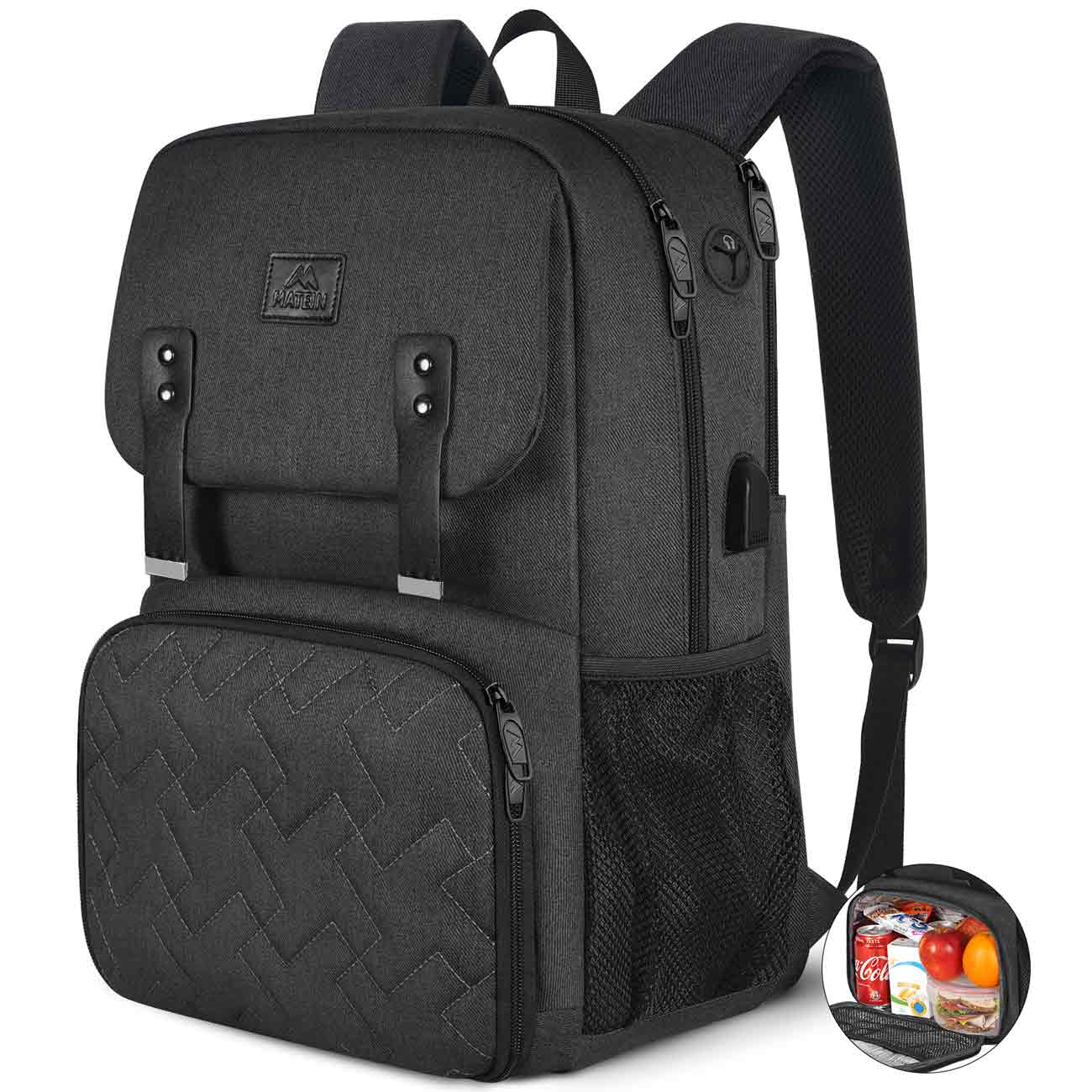 Matein Bookbag with Lunch Box - Matein