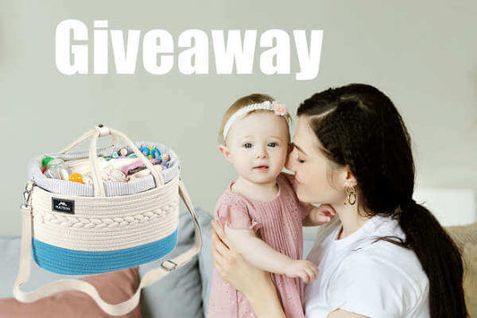 MATEIN New Year diaper caddy basket Giveaway