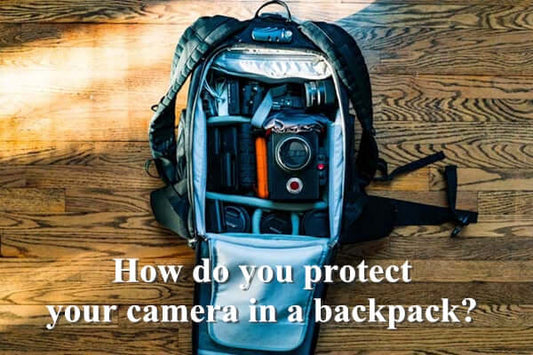 How do you protect your camera in a backpack?