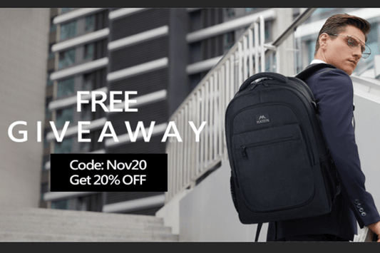 Free Matein Expandable Laptop Bookbag Giveaway