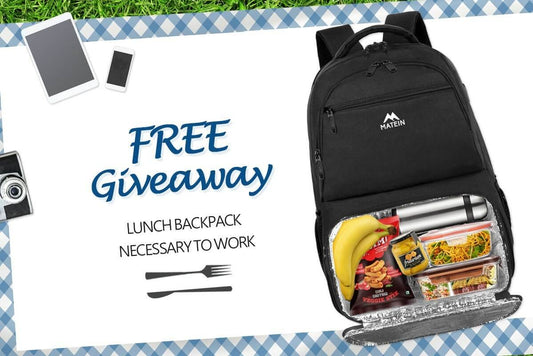 Matein Lunch Box Backpack Giveaway | Matein
