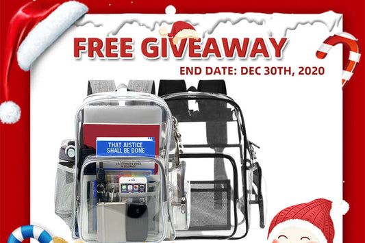 Matein Clear Backpack Christmas Giveaway