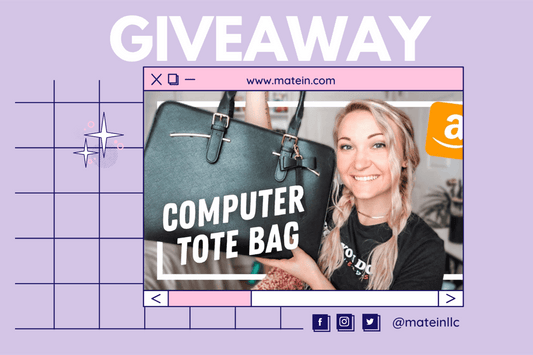 MATEIN Laptop Tote Bag Giveaway