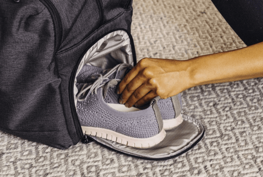 What are some things that you carry in your gym duffle bag?