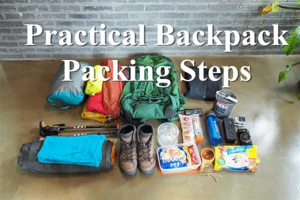 Block Method Packing Backpack Practical Backpack Packing Steps