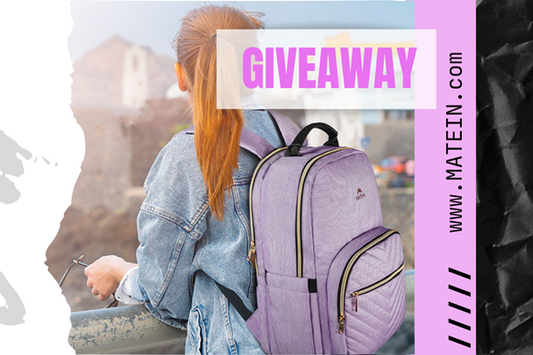 MATEIN Purple Laptop Backpack Giveaway