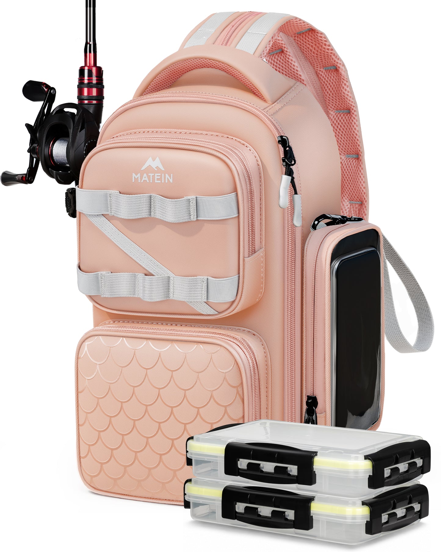 MATEIN Fishing Sling Bag with Phone Pouch