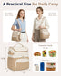 MATEIN Women Double Decker Insulated Lunch Bag