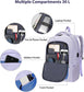 NTE Laptop Backpack, Purple & Blue