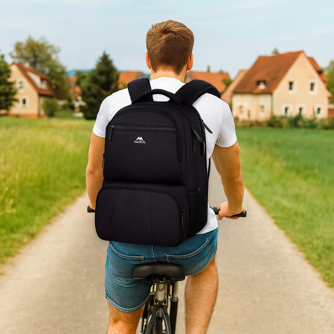 MATEIN 17 Inch Laptop Backpack, Lunch Backpack for Commuting & School