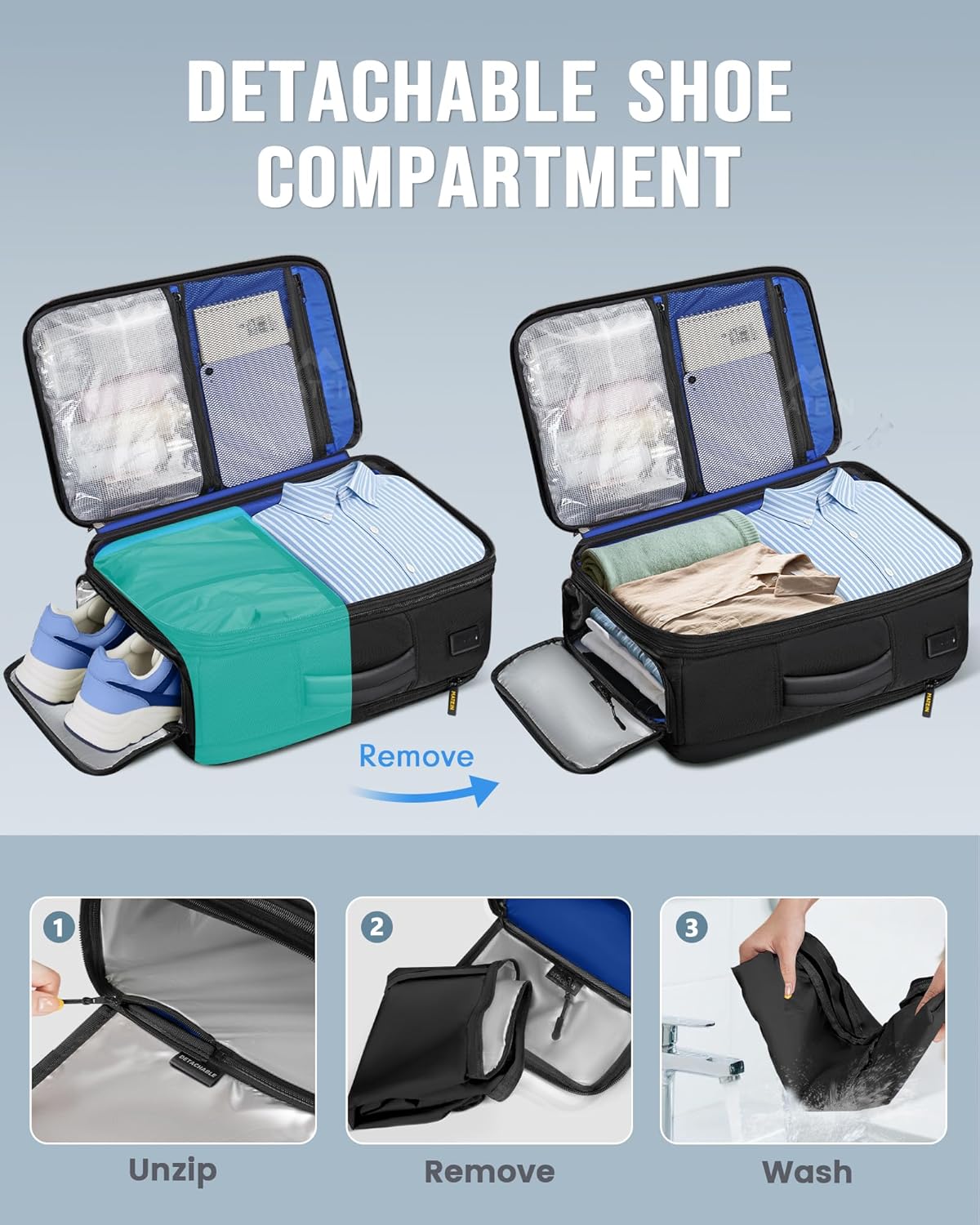 Expandable Carry-on Backpack