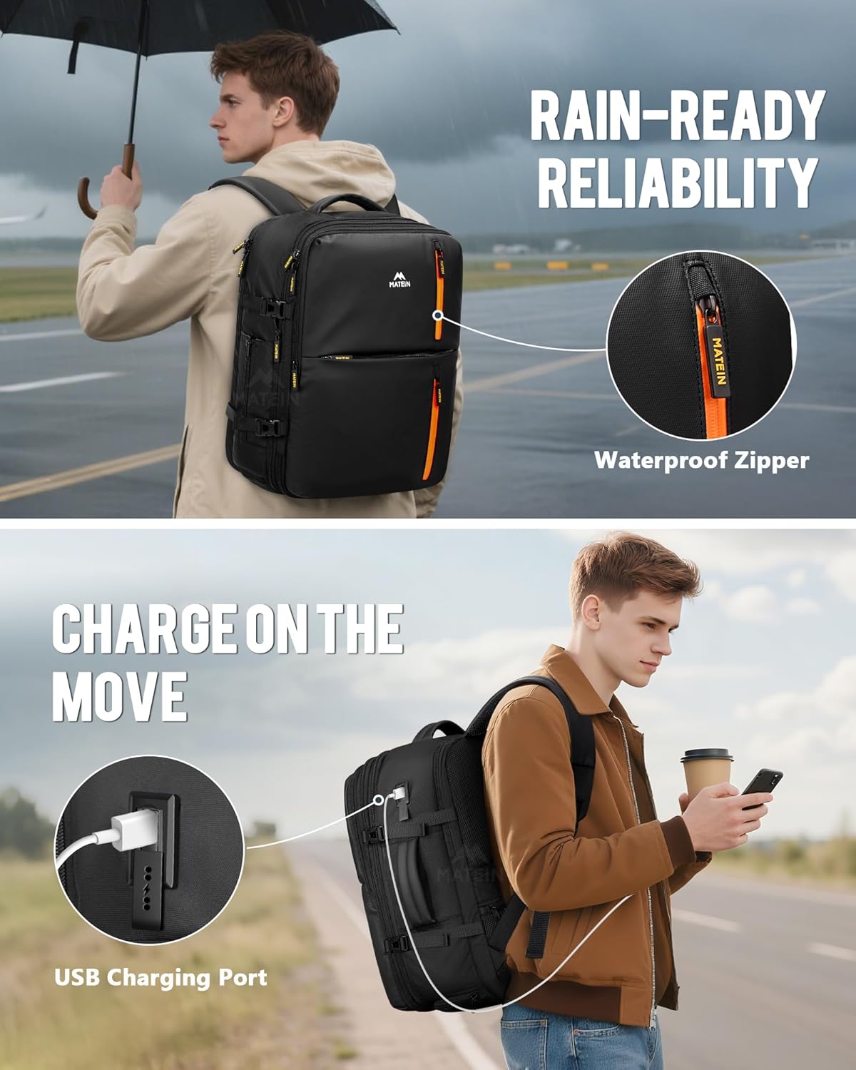 Expandable Carry-on Backpack