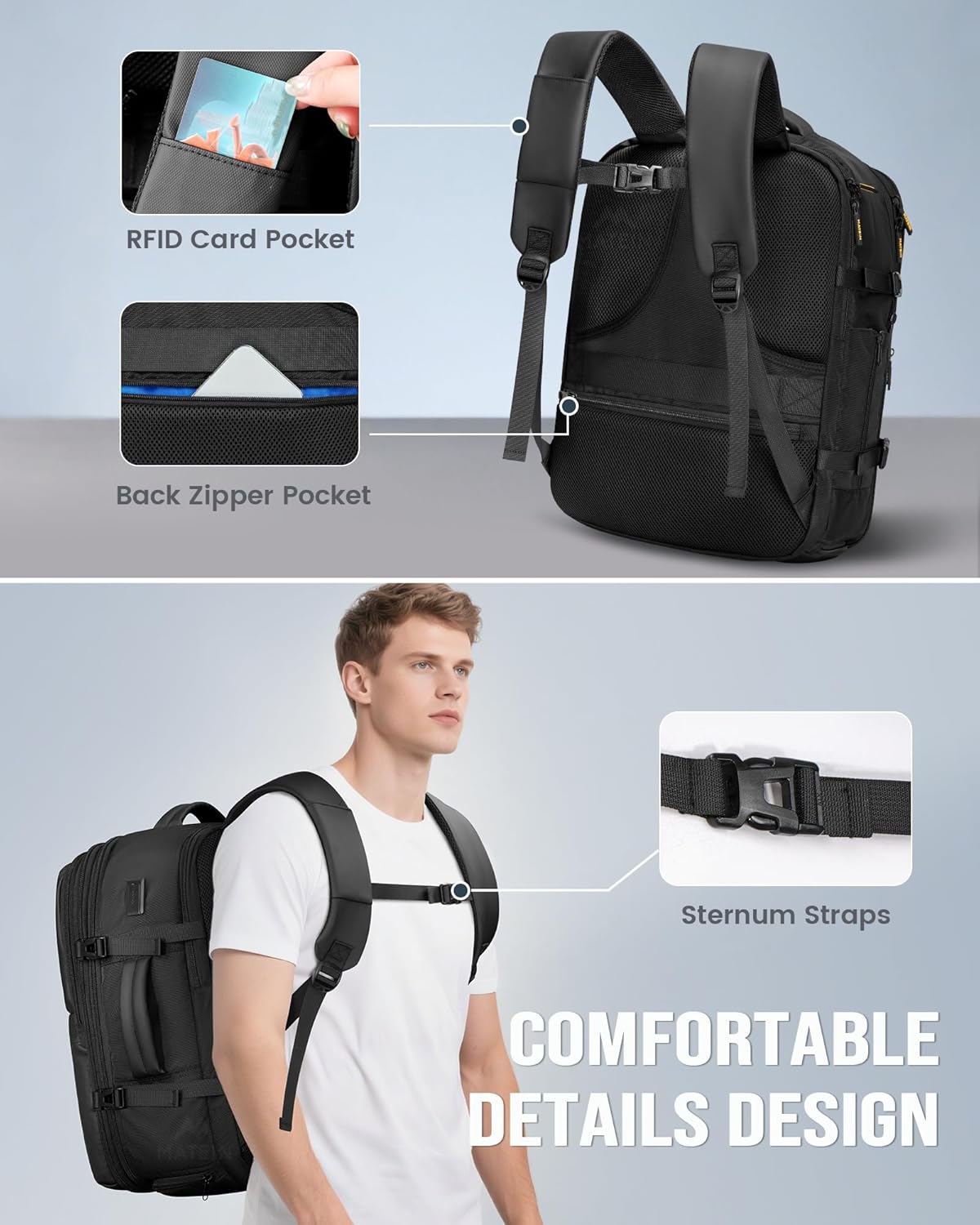 Expandable Carry-on Backpack