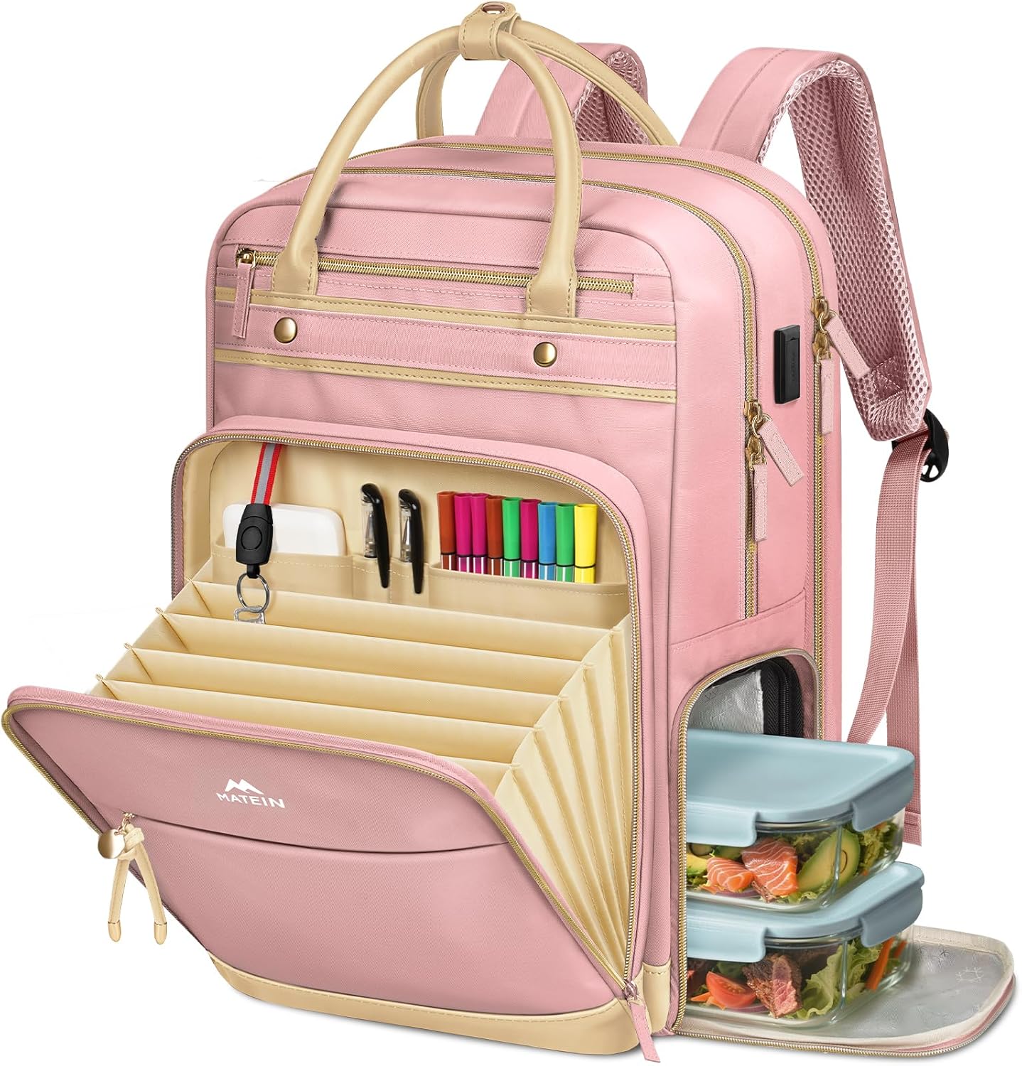 MATEIN Mlassic Laptop Mochila para Universidad