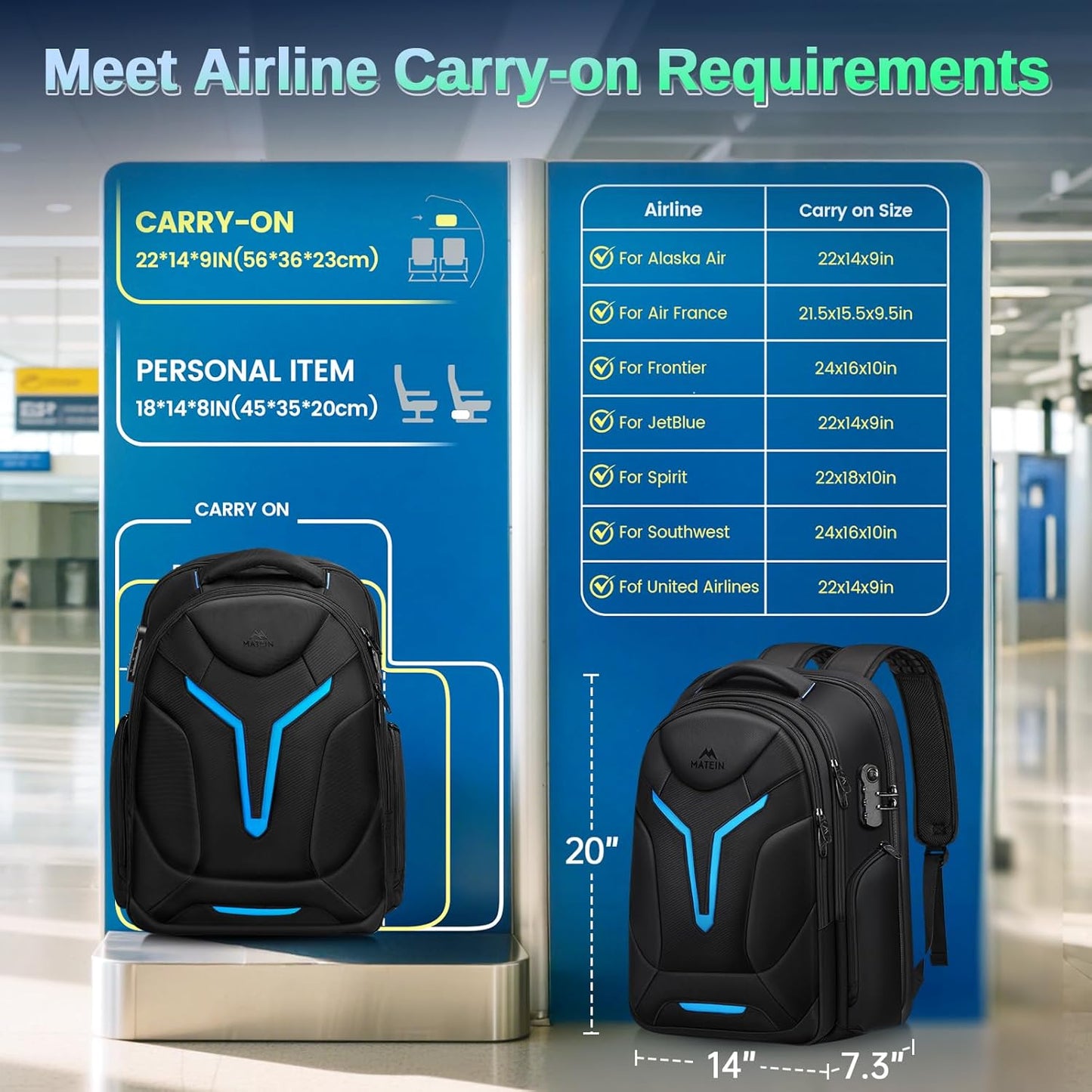 Gaming Laptop Backpack for Men