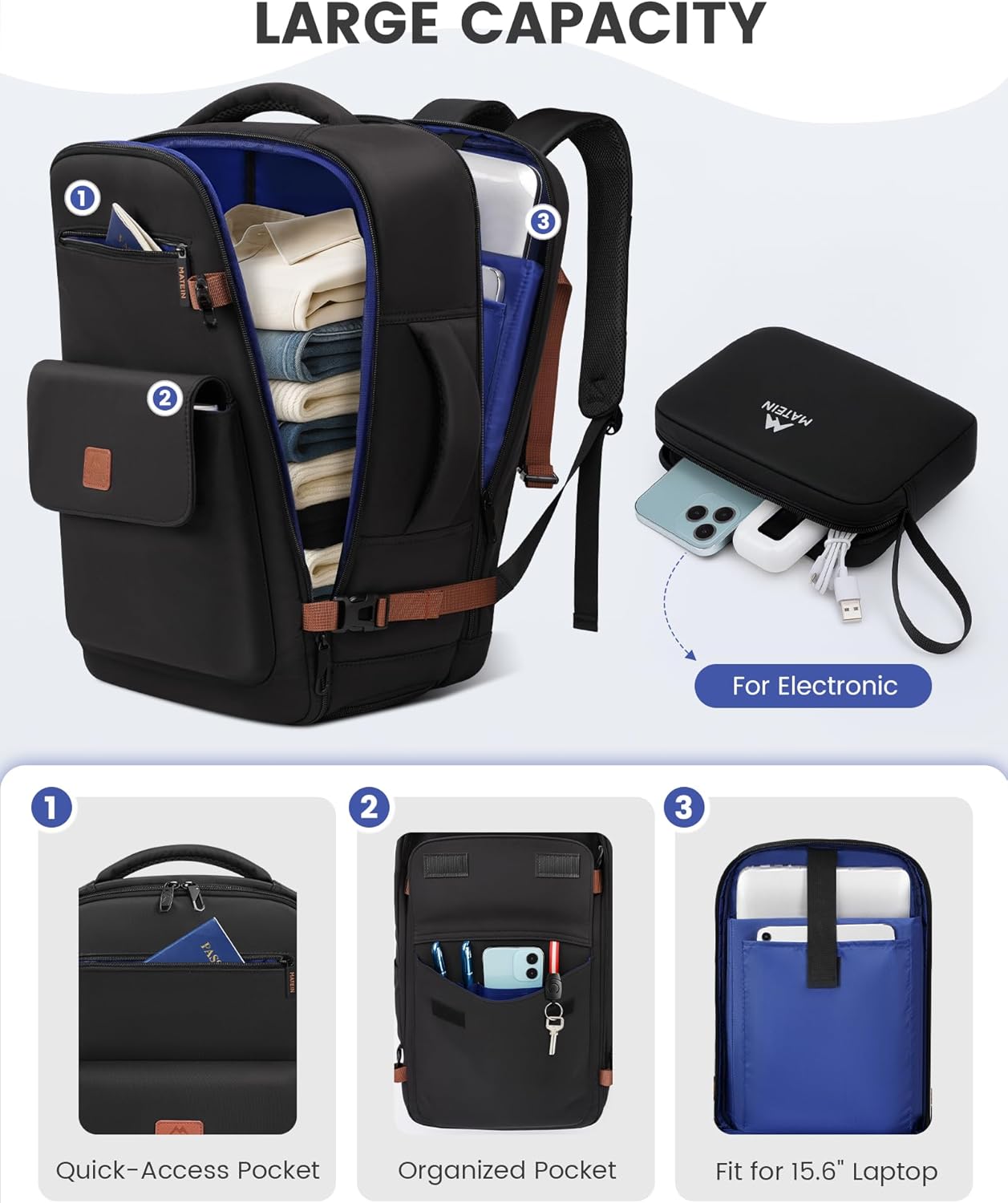 Anti Theft Carry-on Backpack